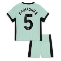 Koszulka piłkarska Chelsea Benoit Badiashile #5 Strój Trzeci dla dzieci 2023-24 tanio Krótki Rękaw (+ Krótkie spodenki)